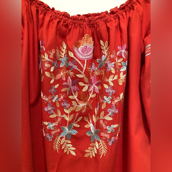 Free People Fleur Du Jour Mini Dress, Size L, Red - Picture 3 of 15